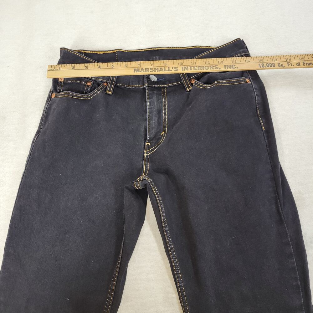 Levis Jeans Womens Size 30X30 Black Skinny Straight Pants WPL 423 Gorpcore Y2k - Picture 6 of 14